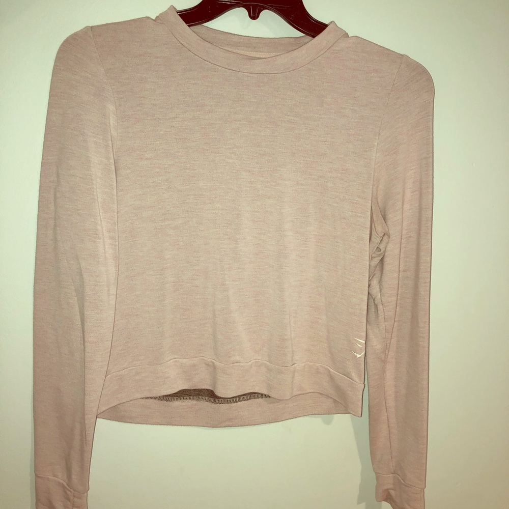 Gymshark Solace Sweater chalk pink